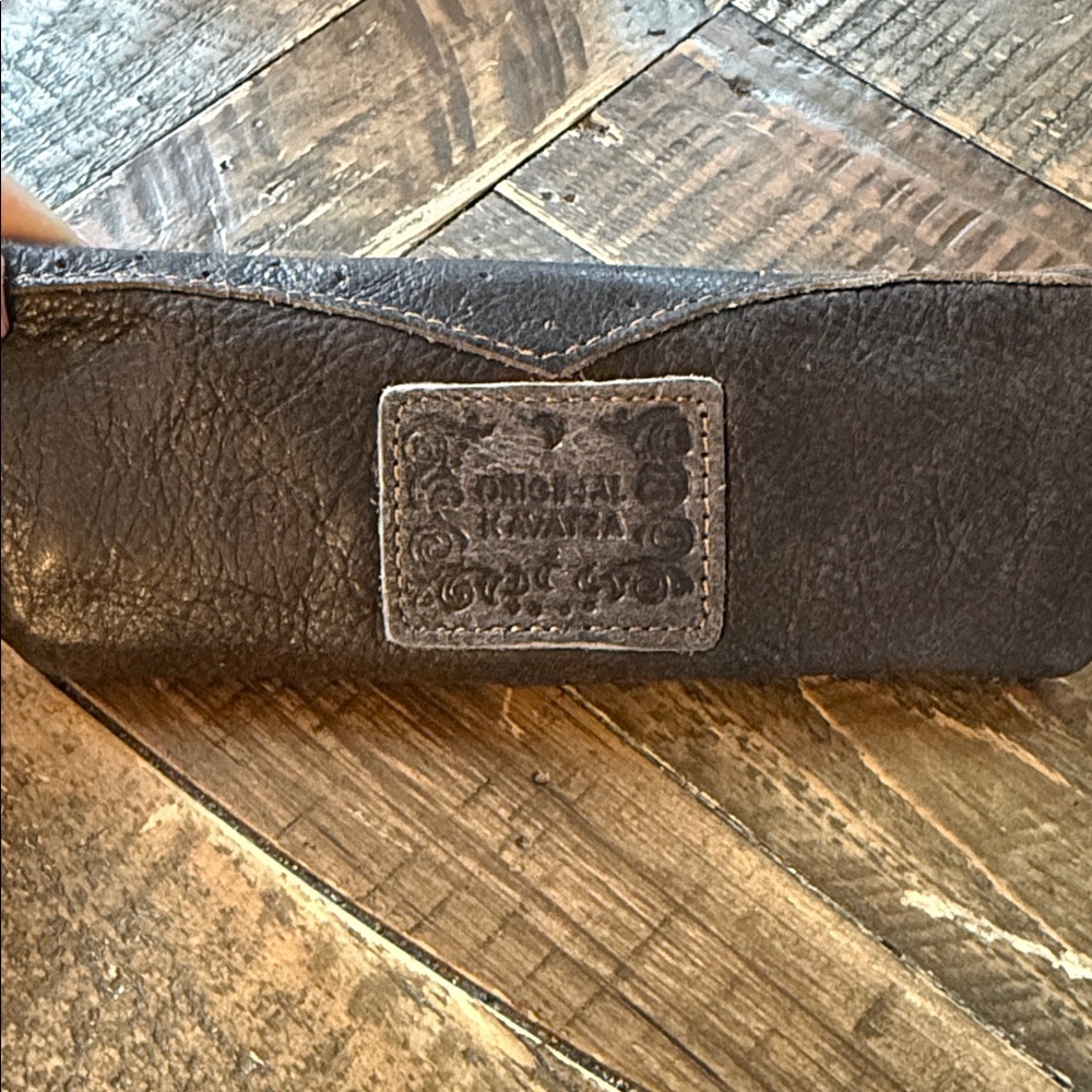 Rustic Brown Leather Tobacco Pouch